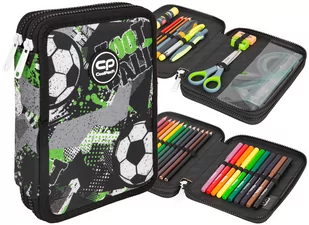 Patio Piórnik podwójny z wyposażeniem Jumper XL Let's Gol CoolPack F077674 - Piórniki - miniaturka - grafika 1
