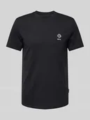 Koszulki męskie - T-shirt z wyhaftowanym motywem i napisem model ‘JANUS’ - miniaturka - grafika 1