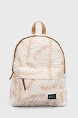 Plecaki - Roxy plecak damski kolor beżowy duży wzorzysty - miniaturka - grafika 1
