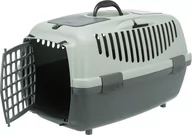 Sprzęt podróżny i transportery dla psów - Trixie Trixie Be Eco Capri transporter S 40 x 38 x 61 cm antracyt szaro zielony - miniaturka - grafika 1