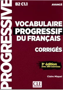 Cle international Vocabulaire Progressif du Francais Niveau Avance. 3e Edition. Klucz - Książki do nauki języka francuskiego - miniaturka - grafika 2