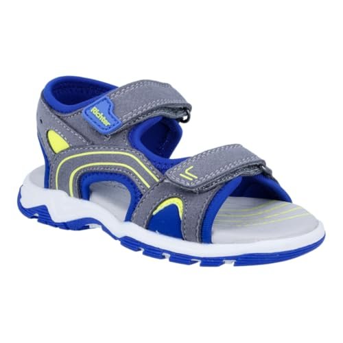 Richter Buty dziecięce Leon sandały, ash/Lagoon/neonyello, 29 EU