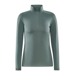 Damska Bluza CRAFT CORE GAIN MIDLAYER W 1909497-626000 – Zielony - Bluzy sportowe damskie - miniaturka - grafika 1