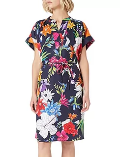 Sukienki - Gant Kobiety Humming Floral Popover Sukienka, Wielokolorowy, 40 - grafika 1