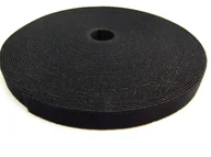 Inne mocowania - Praxa WOJTAP Dwustronna rzepowa BTB szr. 25 mm, 25 metrów czarna BTB25BK-25 - miniaturka - grafika 1