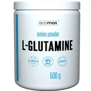 L-Glutamine Ecomax 500 g - Aminokwasy - miniaturka - grafika 1