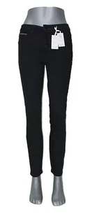 Tommy Hilfiger Como WW0WW25704 jeansy wyszczupl. czarne rurki oryg. W27/L30 - Spodnie damskie - miniaturka - grafika 1