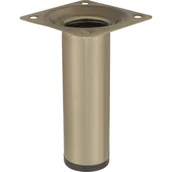 Zawiasy, okucia i inne akcesoria - Noga meblowa okrągła 10 cm inox - miniaturka - grafika 1