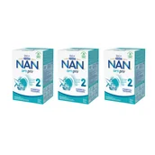 Mleko modyfikowane - Zestaw Nestle NAN Optipro 2, mleko następne dla niemowląt powyżej 6 miesiąca, 3 x 650 g - miniaturka - grafika 1