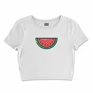 Koszulki i topy damskie - Bona Basics, Damski T-shirt basic, z nadrukiem cyfrowym, 100 bawełny, biały, swobodny, damski top, rozmiar: L, biały, L Krótki - miniaturka - grafika 1