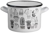 Garnki - Altom CACTUS WHITE GARNEK PROSTY 3,6L ŚR.18CM WYS.14CM BIAŁY 5907522830038 - miniaturka - grafika 1