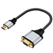 Kable - REAGLE Adapter HDMI na VGA FULL HD D-SUB Konwerter do Monitora i Projektora - miniaturka - grafika 1