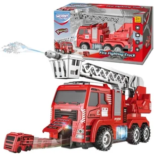 WOOPIE Interaktywny Wóz Strażacki z Ruchomą Drabiną - Samochody i pojazdy dla dzieci - miniaturka - grafika 1