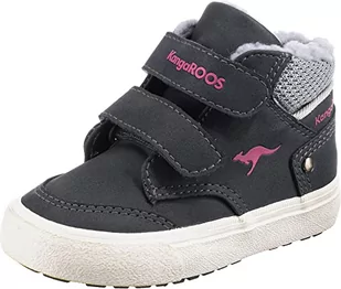 KangaROOS Kavu Primo V sneakersy dla chłopców i dziewczynek, granatowe/Fandango różowe, 29 EU - Buty dla chłopców - miniaturka - grafika 1