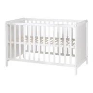 Łóżeczka i kojce - Białe łóżeczko dostawne 60x120 cm Hamburg – Roba - miniaturka - grafika 1