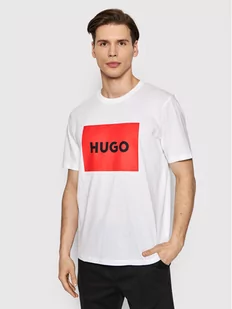 Hugo T-Shirt Dulive222 50467952 Biały Regular Fit - Koszulki męskie - miniaturka - grafika 1