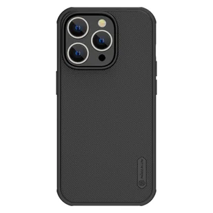 Nillkin Super Frosted Shield Pro etui iPhone 14 Pro pokrowiec na tył plecki czarny - Etui i futerały do telefonów - miniaturka - grafika 1
