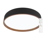 Lampy sufitowe - Top Light - LED Plafon ściemnialny LED/51W/230V + pilot czarny/brązowy - miniaturka - grafika 1