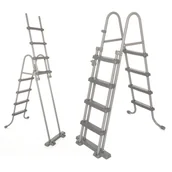 Akcesoria do basenów - Bestway Drabinka do basenu 58097/58331, 122 cm - miniaturka - grafika 1
