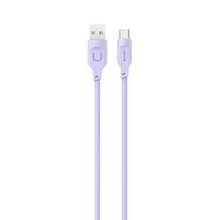 USAMS Kabel USB-C PD Fast Charging 1,2m 6A Lithe Series purpurowy/purple SJ568USB03 (US-SJ568) - Kable - miniaturka - grafika 1