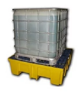Arengo Paleta wanna wychwytowa, wysokoprofilowa, składowanie 4 beczki 200L lub pojemnik IBC/KTC, 510l (wymiary: 1320x1320x430 mm) 09880955 - 3 szt. rabat 10% - Skrzynki i torby narzędziowe - miniaturka - grafika 2