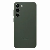 Etui i futerały do telefonów - Samsung Leather Cover etui Samsung Galaxy S23+ pokrowiec z naturalnej skóry zielone (EF-VS916LGEGWW) - miniaturka - grafika 1