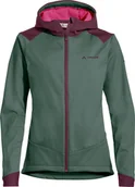Kurtki i kamizelki sportowe damskie - Vaude Kurtka wodoodporna sportowa damska Vaude Qimsa - zielona 38 - miniaturka - grafika 1