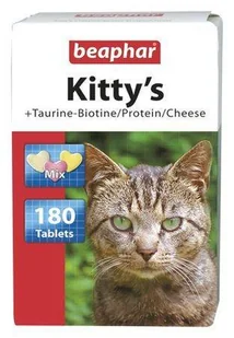 Beaphar Kittys Mix - Przysmak dla kotów z dodatkiem tauryny- biotyny/protein/ser - Suplementy i witaminy dla kotów - miniaturka - grafika 2