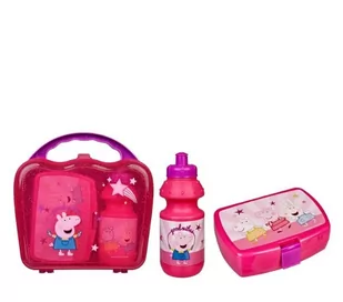 Peppa Peppa Pig Zestaw- 3Y40DV 3Y40DV SAM  ONE SIZE - Bidony dla dzieci - miniaturka - grafika 1