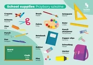 Pomoce naukowe - Fiszki do języka angielskiego przybory szkolne - miniaturka - grafika 1