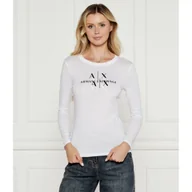 Bluzki damskie - Armani Exchange Bluzka Regular Fit - miniaturka - grafika 1