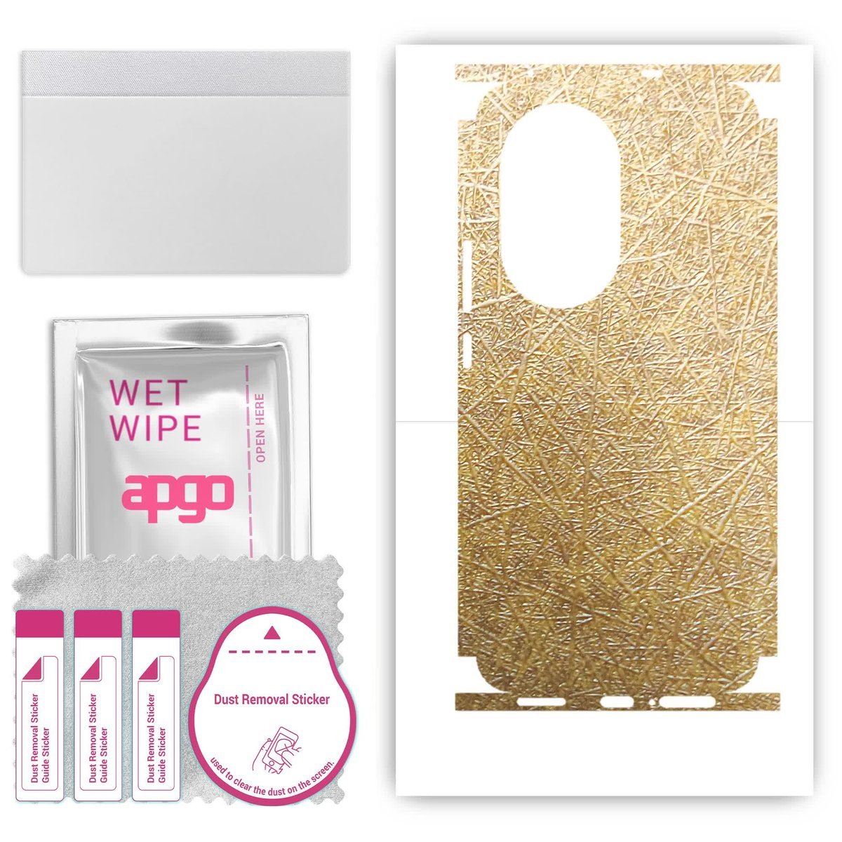 Folia naklejka skórka strukturalna na TYŁ+BOKI do Huawei Nova 12 Pro - Tkanina Włókno - apgo SKINS