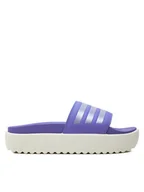 Klapki i japonki damskie - adidas Klapki adilette Platform IF6922 Fioletowy - miniaturka - grafika 1