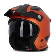 Kaski motocyklowe - Kask Otwarty Acerbis Jet Aria Metallic PomarańczowyS - miniaturka - grafika 1