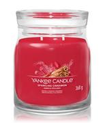 Świece - Yankee Candle Sparkling Cinnamon Signature Jar Świeca zapachowa 368 g - miniaturka - grafika 1