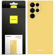 Etui i futerały do telefonów - Spacecase Etui Silicone Case Galaxy S22 Ultra yellow - miniaturka - grafika 1