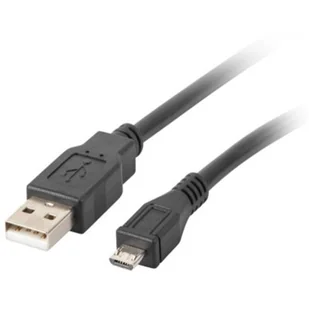 Lanberg LANBERG Kabel USB 2.0 micro AM-MBM5P 0.3M czarny AKLAGKU00000011 - Oferty nieskategoryzowane - miniaturka - grafika 1