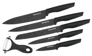 5 sztuk noży ze stali z powłoką marmurkową M4-L06 - Noże 5 sztuk noży ze stali z powłoką marmurkową M4-L06 - Noże - miniaturka - grafika 1