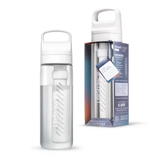 LifeStraw Go 2.0 Biała butelka filtrująca 0,65L Clear - Butelki filtrujące - miniaturka - grafika 1