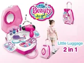 Zabawki kreatywne - Zestaw Piękności w walizce różowy - Madej - miniaturka - grafika 1