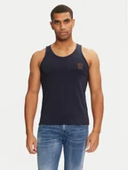 Koszulki męskie - Versace Tank top AUU01012 1A1001 Granatowy Regular Fit - miniaturka - grafika 1