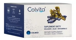 Colway Colvita kolagen algi vit. E - dla stawów mięśni - Colway - 60kaps 03698 - Ochrona stawów - miniaturka - grafika 1