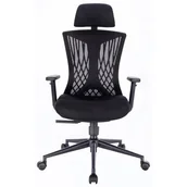 Fotele gamingowe - Fotel AVERY Ergomax 7800 C Czarny - miniaturka - grafika 1