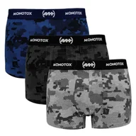 Majtki męskie - Bokserki Monotox Basics Boxer Brief 3-pak M MX21065 M - miniaturka - grafika 1