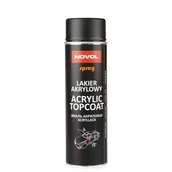 Chemia warsztatowa - NOVOL ACRYL TOPCOAT 500ml CZARNY SATYNA - miniaturka - grafika 1