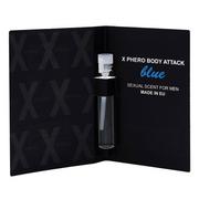 Feromony męskie - Aurora Labs (pl Perfumy X-Phero Body Attack Blue for men, 1 ml - miniaturka - grafika 1