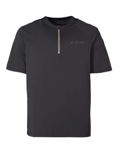 Koszule męskie - VAUDE Męska koszula Tremalzo Q-Zip, Phantom - Czarny, XL - grafika 1