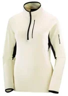 Bluzy sportowe męskie - Bluza Salomon Essential Lightwarm HZ W Vanilla Ice - miniaturka - grafika 1