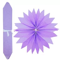 Prace ręczne dla dzieci - Pompon Ozdobny Z Bibuły 24,5X36 Cm Wrzosowy A - miniaturka - grafika 1