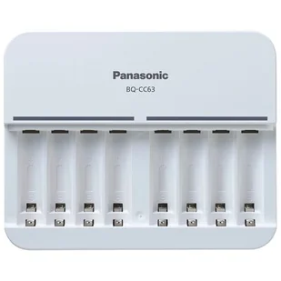 Ładowarka Panasonic Eneloop Smart-Charger pro AA x 1-8 Baterii/AAA x 1-8 Baterii (BQ-CC63E) - Ładowarki i akumulatory - miniaturka - grafika 1